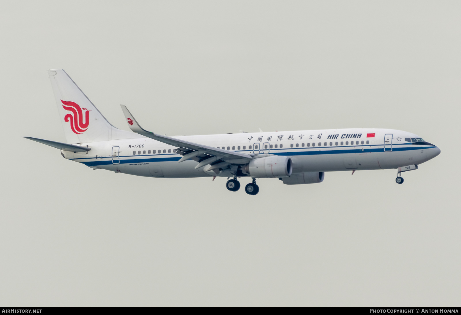 Aircraft Photo of B-1766 | Boeing 737-89L | Air China | AirHistory.net #277934