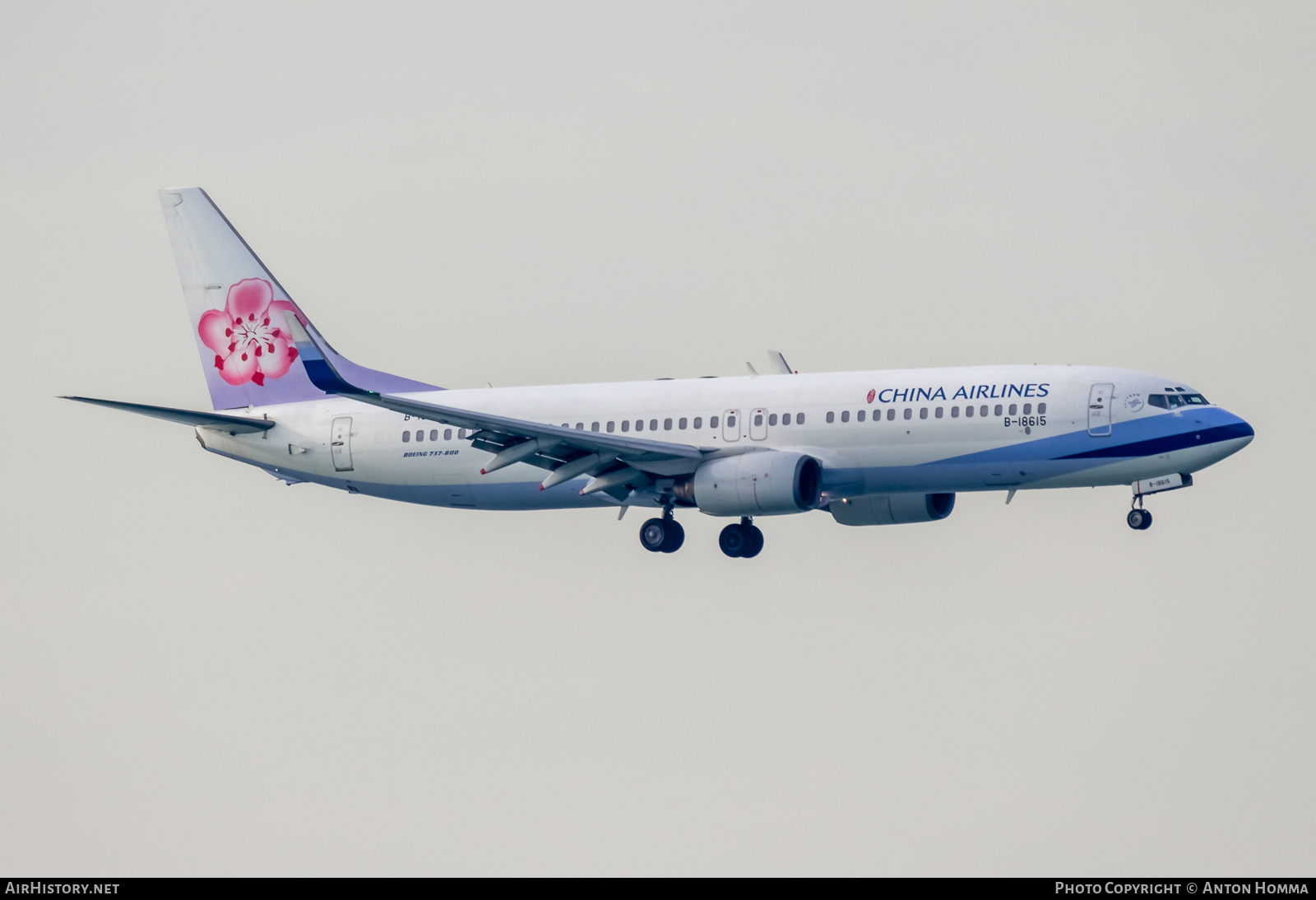 Aircraft Photo of B-18615 | Boeing 737-809 | China Airlines | AirHistory.net #277938