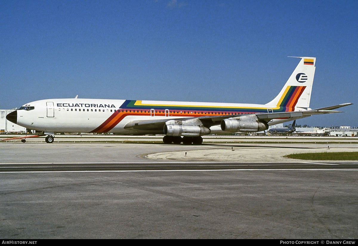 Aircraft Photo of HC-BHY | Boeing 707-321B | Ecuatoriana | AirHistory.net #277968