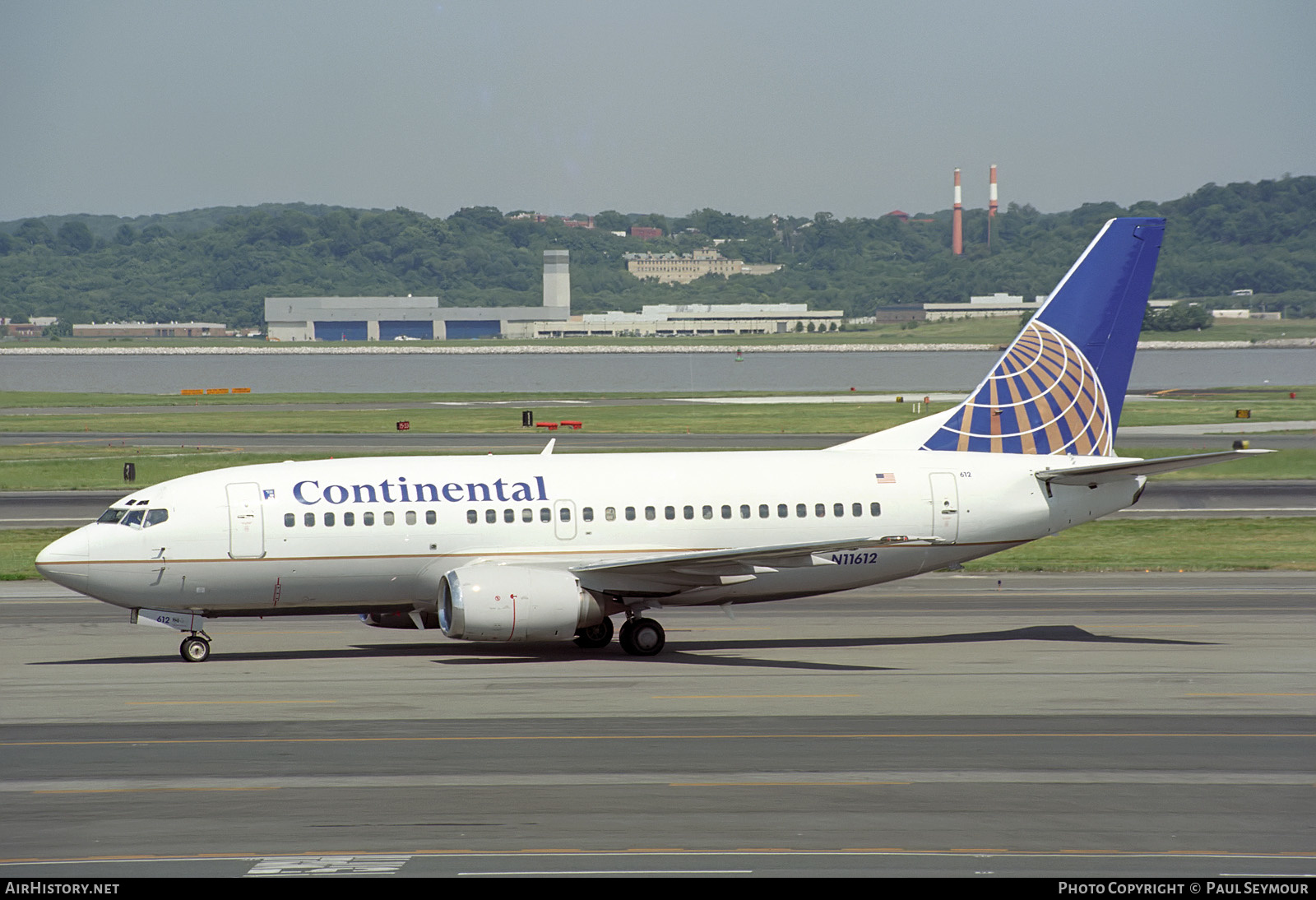 Aircraft Photo of N11612 | Boeing 737-524 | Continental Airlines | AirHistory.net #277997