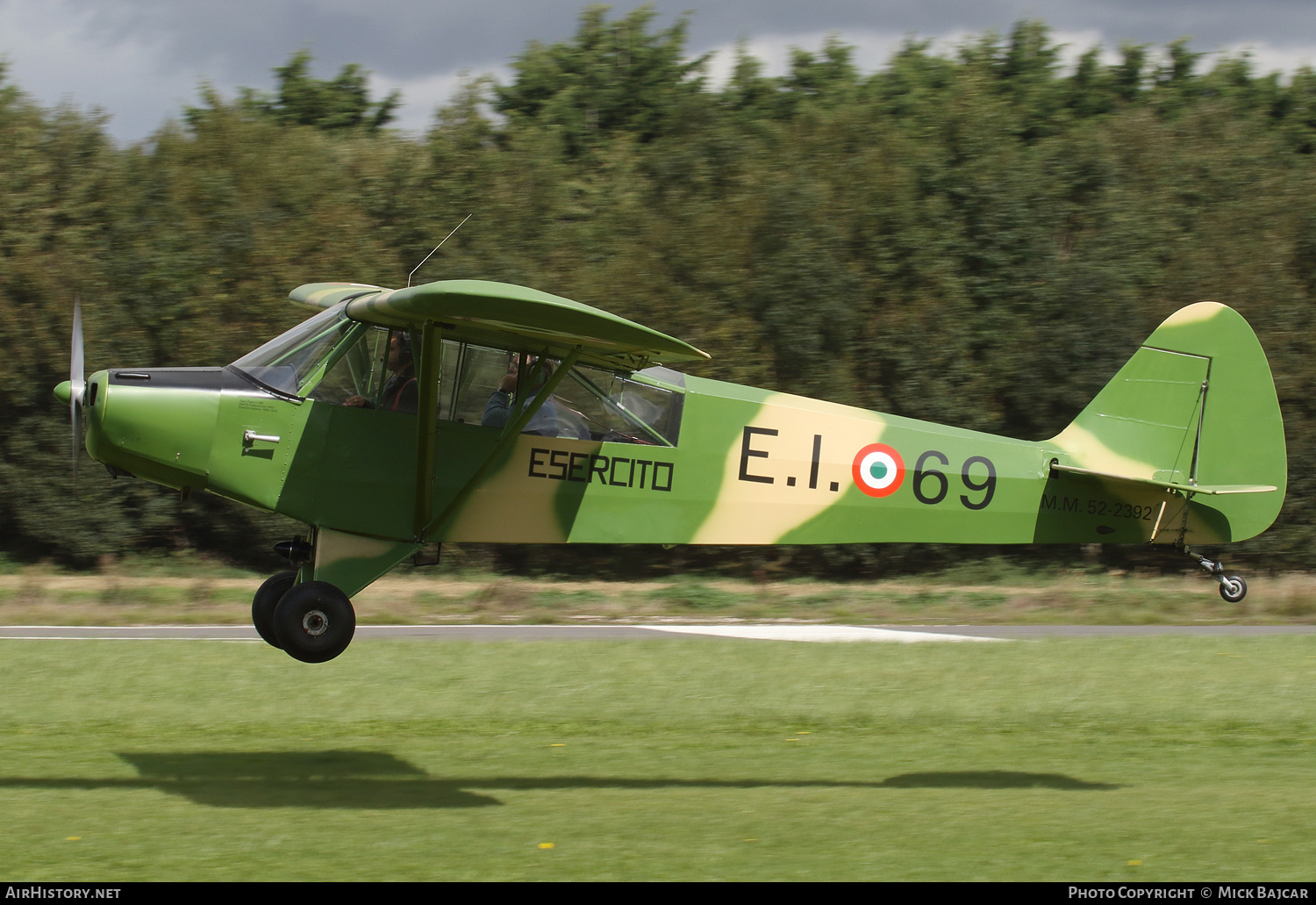 Aircraft Photo of G-HELN / MM52-2392 | Piper L-21B Super Cub | Italy - Army | AirHistory.net #278000