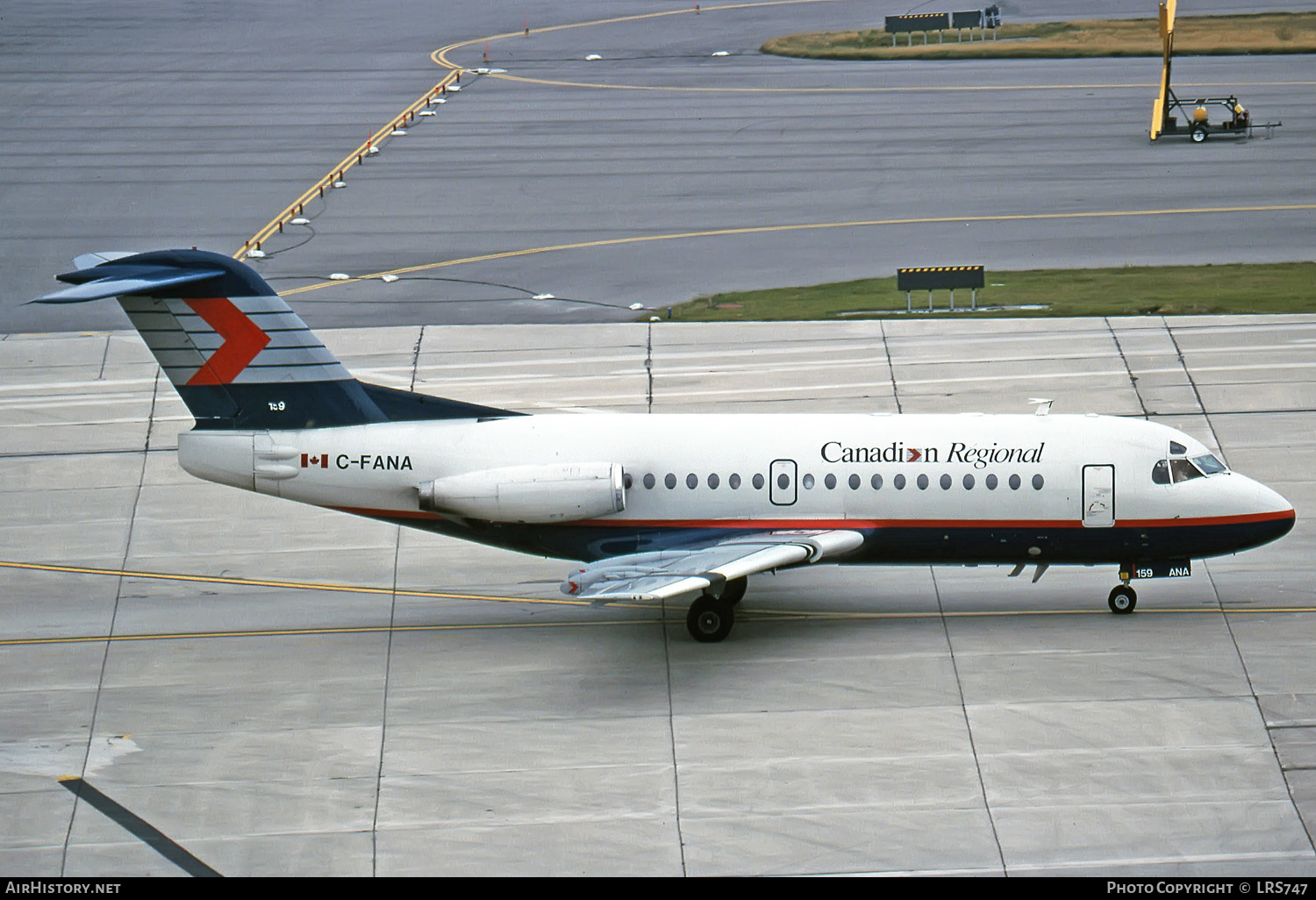 Aircraft Photo of C-FANA | Fokker F28-1000 Fellowship | Canadian Regional Airlines | AirHistory.net #278013
