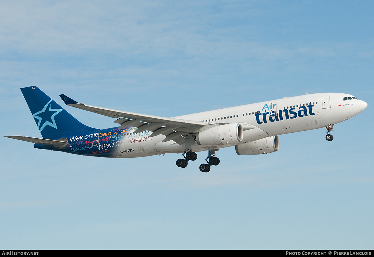 Aircraft Photo of C-GTSN | Airbus A330-243 | Air Transat | AirHistory.net #278023