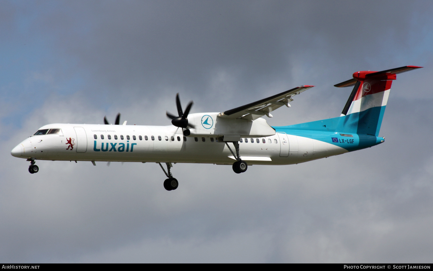 Aircraft Photo of LX-LGF | Bombardier DHC-8-402 Dash 8 | Luxair | AirHistory.net #278040