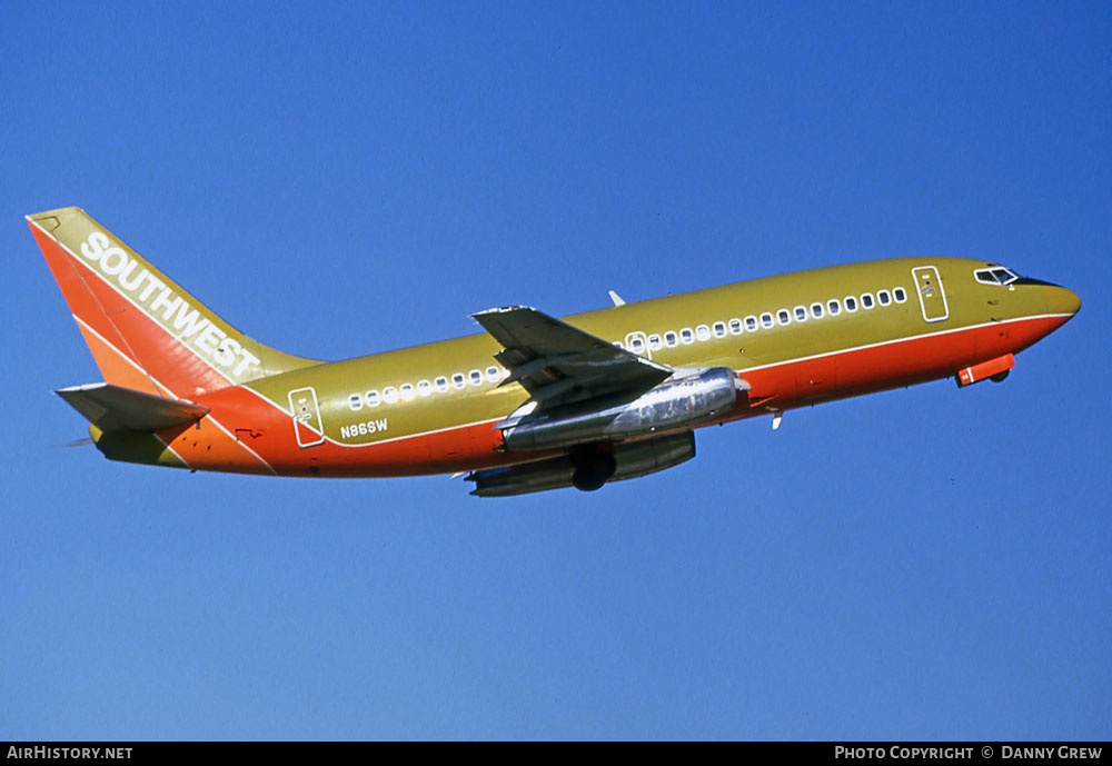 Aircraft Photo of N86SW | Boeing 737-2H4 | Southwest Airlines | AirHistory.net #278049