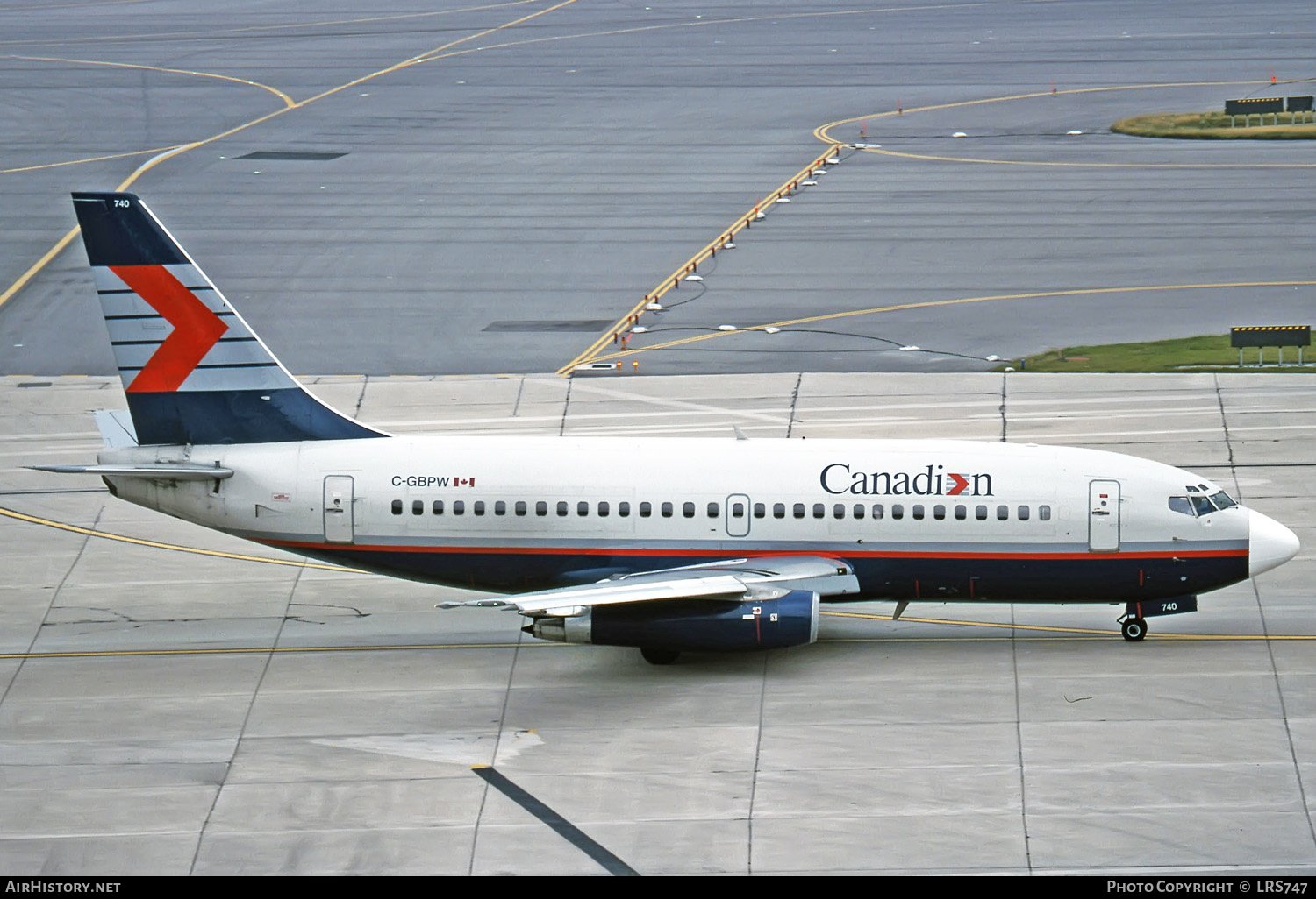 Aircraft Photo of C-GBPW | Boeing 737-275/Adv | Canadian Airlines | AirHistory.net #278086