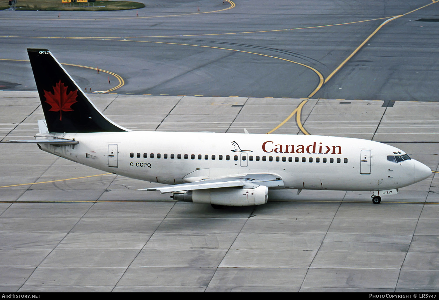 Aircraft Photo of C-GCPQ | Boeing 737-217/Adv | Canadian Airlines | AirHistory.net #278096