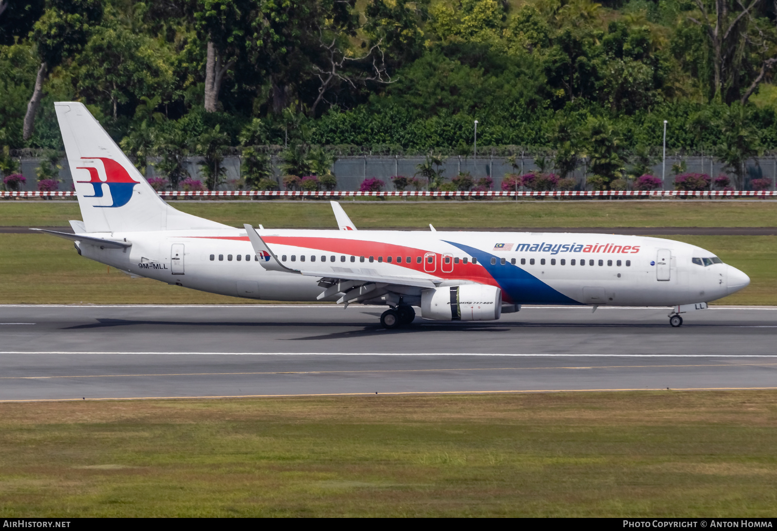 Aircraft Photo of 9M-MLL | Boeing 737-8FZ | Malaysia Airlines | AirHistory.net #278146