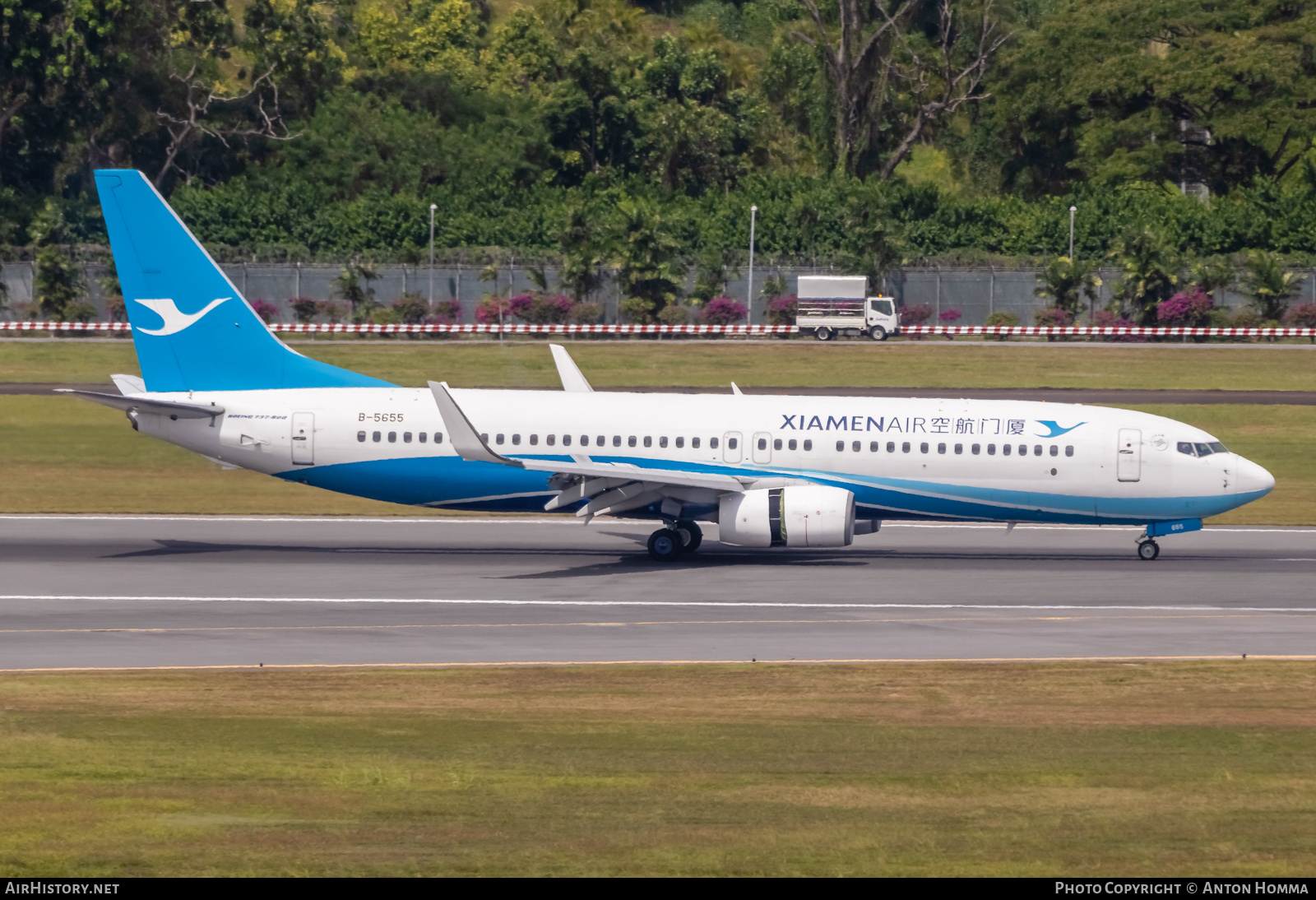 Aircraft Photo of B-5655 | Boeing 737-85C | Xiamen Airlines | AirHistory.net #278147