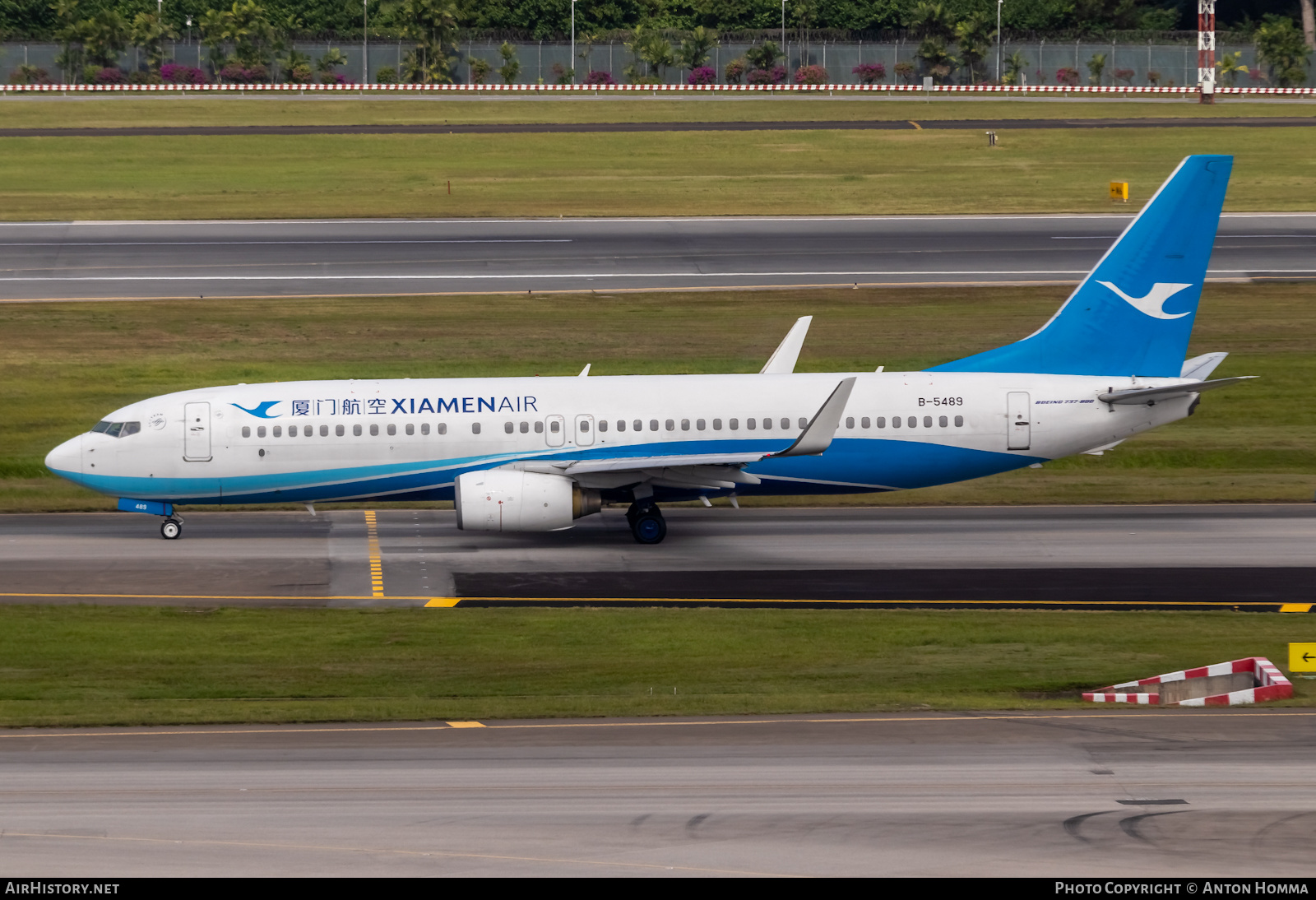 Aircraft Photo of B-5489 | Boeing 737-85C | Xiamen Airlines | AirHistory.net #278155