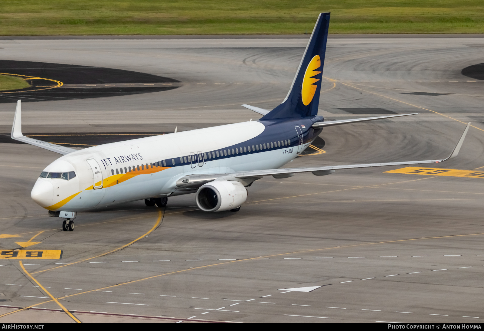 Aircraft Photo of VT-JBD | Boeing 737-85R | Jet Airways | AirHistory.net #278157