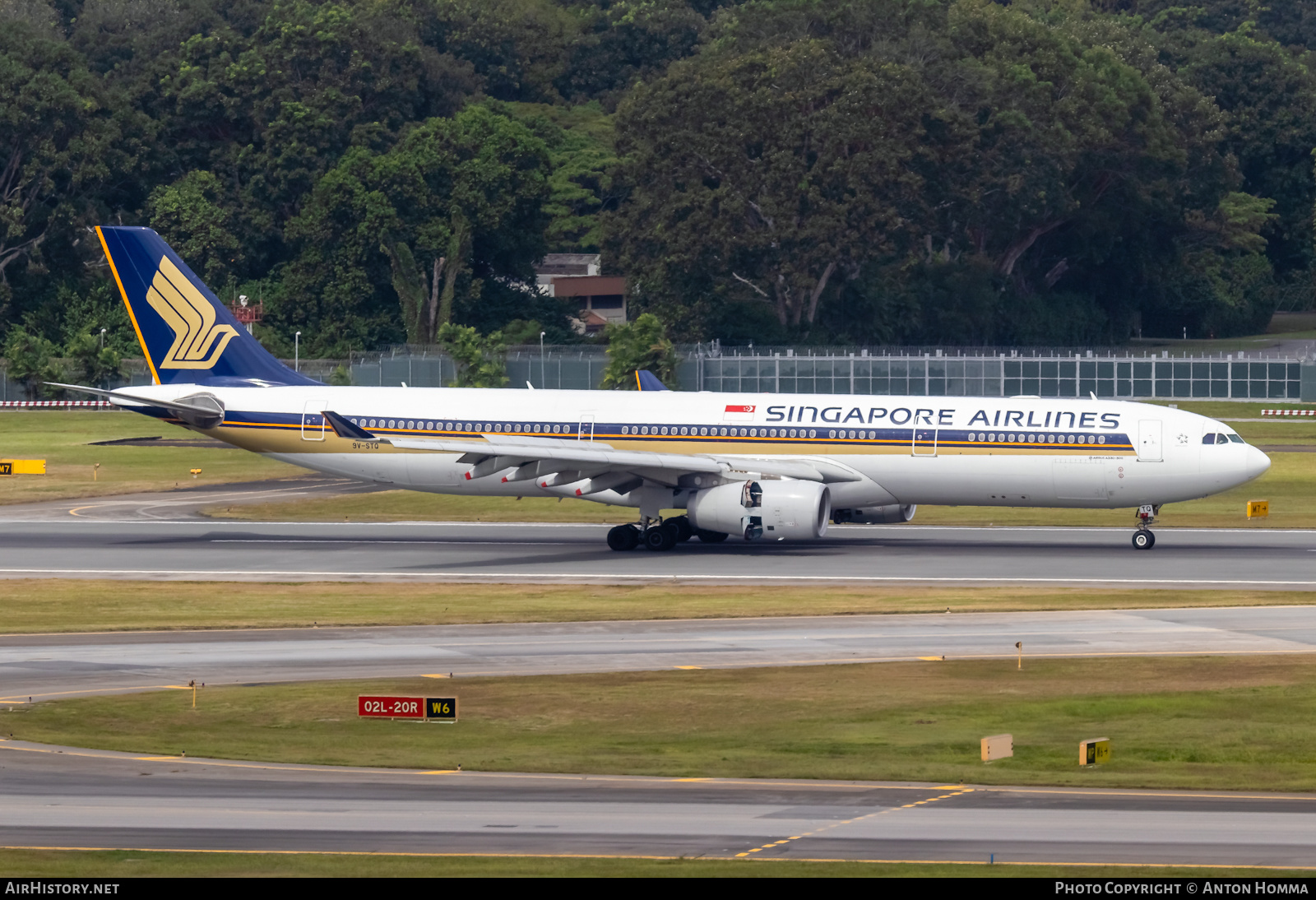Aircraft Photo of 9V-STQ | Airbus A330-343E | Singapore Airlines | AirHistory.net #278159