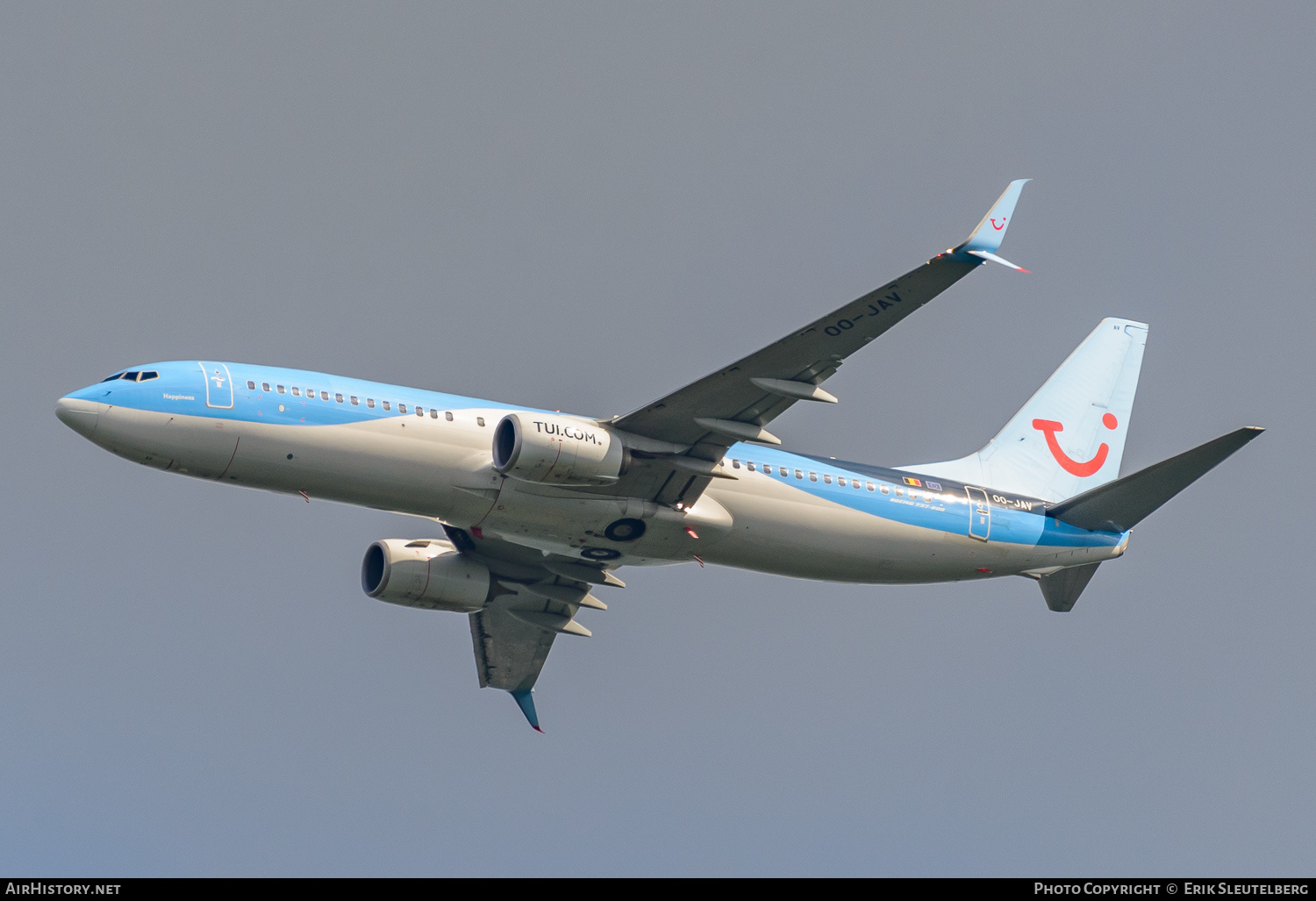 Aircraft Photo of OO-JAV | Boeing 737-8K5 | TUI | AirHistory.net #278196