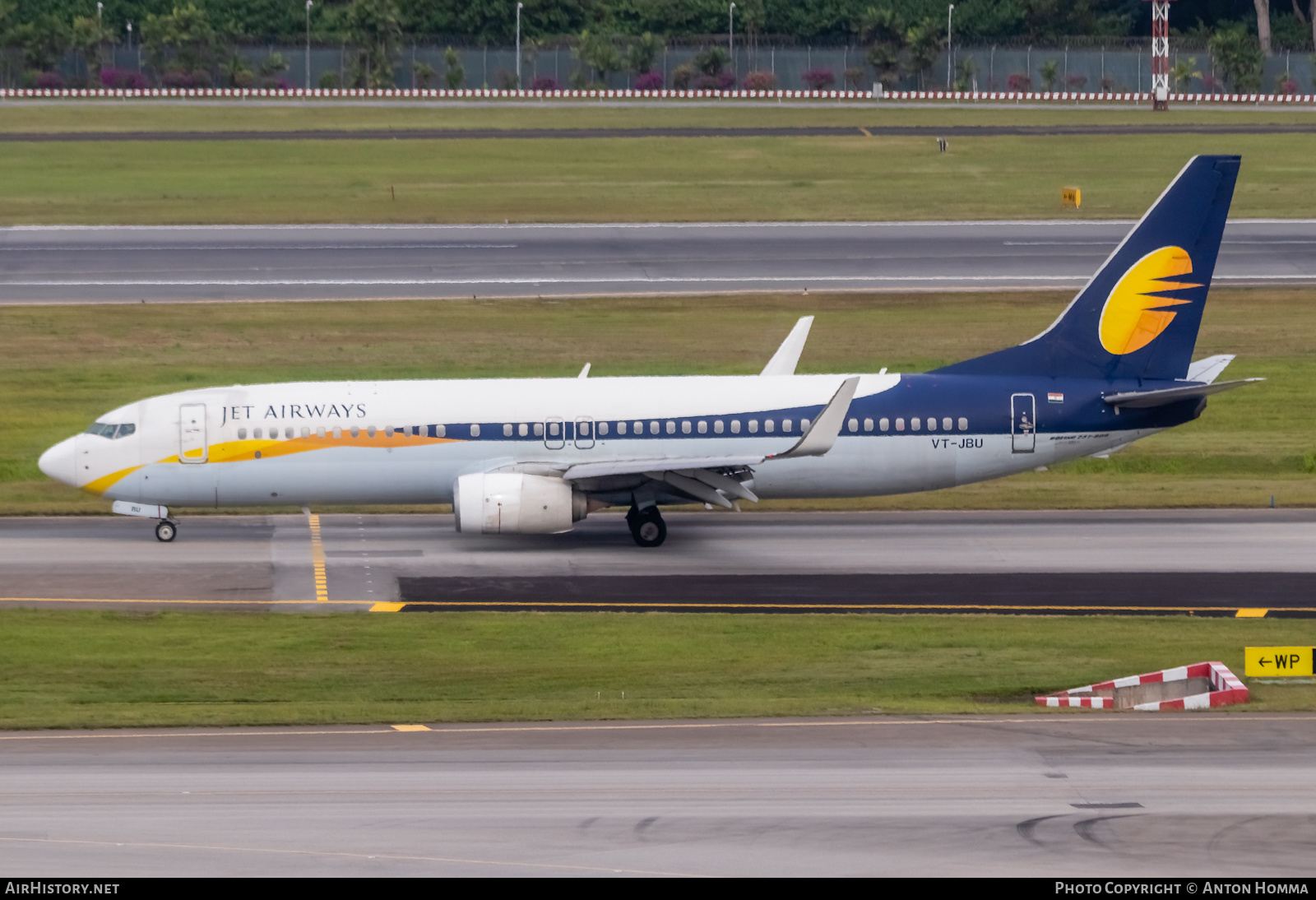 Aircraft Photo of VT-JBU | Boeing 737-86N | Jet Airways | AirHistory.net #278206