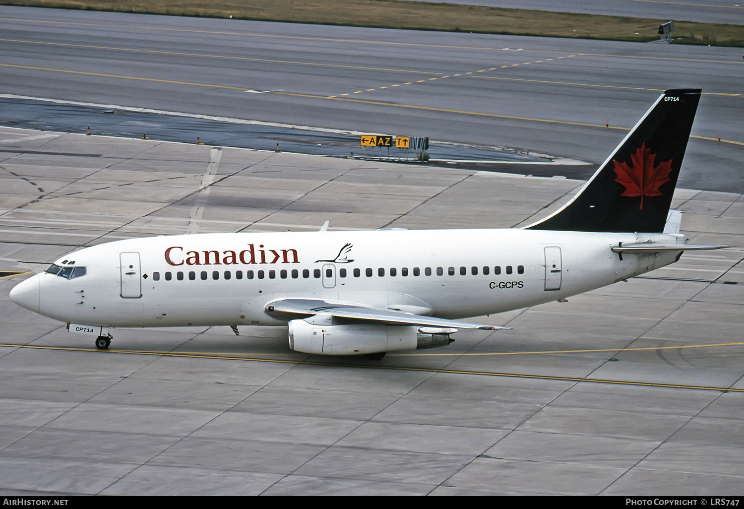 Aircraft Photo of C-GCPS | Boeing 737-217/Adv | Canadian Airlines | AirHistory.net #278207