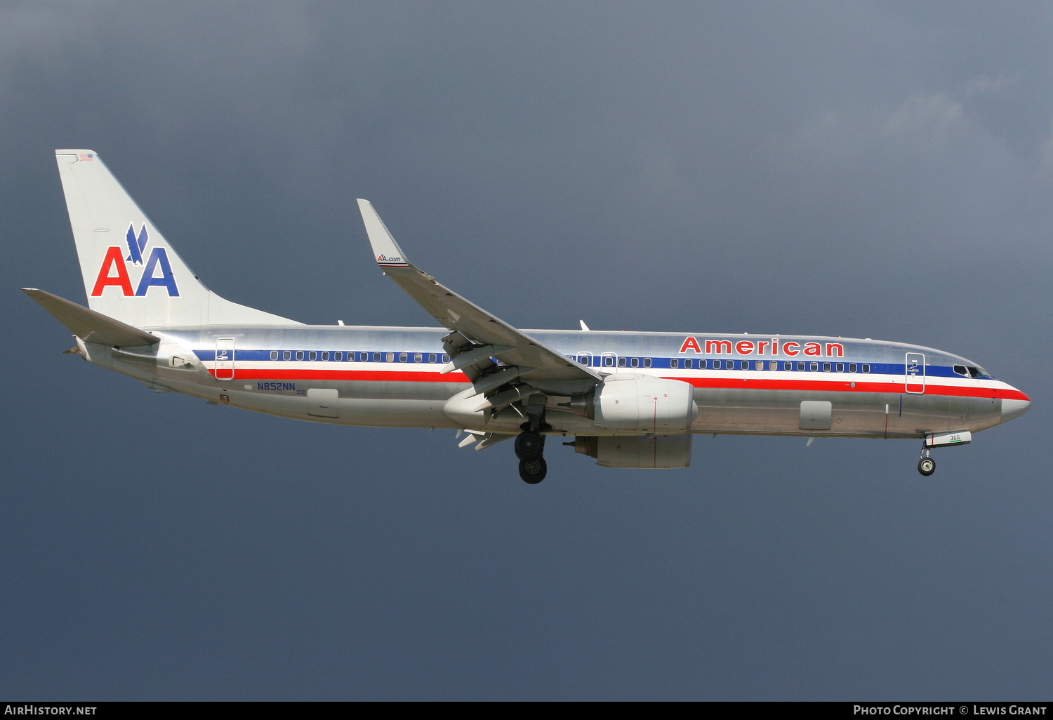 Aircraft Photo of N852NN | Boeing 737-823 | American Airlines | AirHistory.net #278217