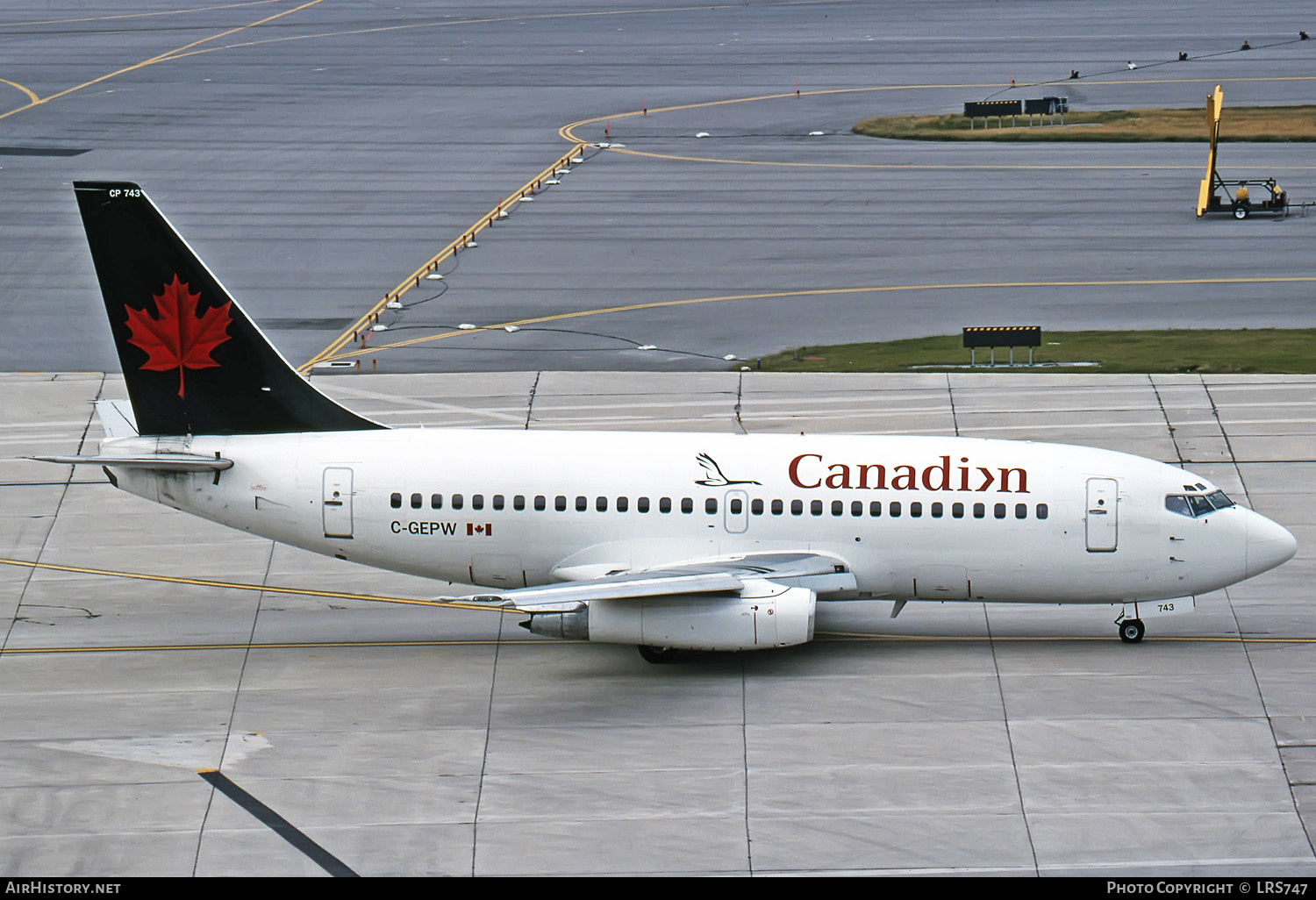 Aircraft Photo of C-GEPW | Boeing 737-275/Adv | Canadian Airlines | AirHistory.net #278221