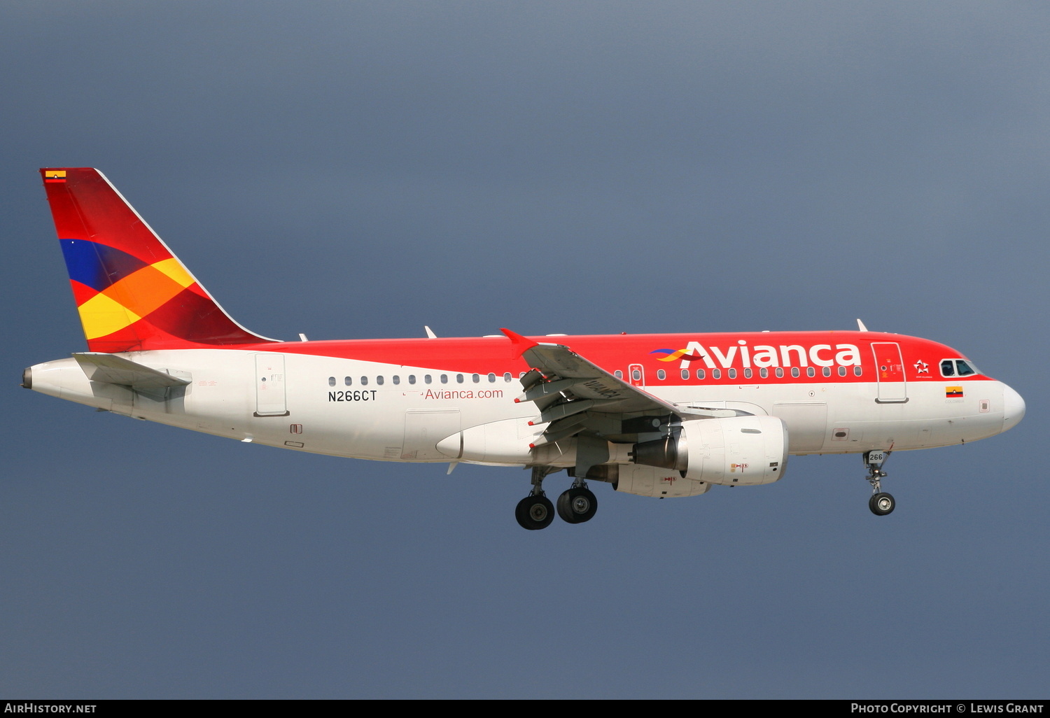 Aircraft Photo of N266CT | Airbus A319-112 | Avianca | AirHistory.net #278228