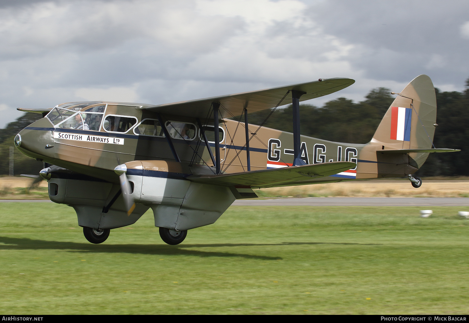 Aircraft Photo of G-AGJG | De Havilland D.H. 89A Dragon Rapide | Scottish Airways | AirHistory.net #278233