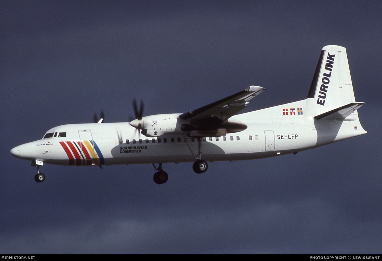 Aircraft Photo of SE-LFP | Fokker 50 | Scandinavian Commuter - Eurolink | AirHistory.net #278234