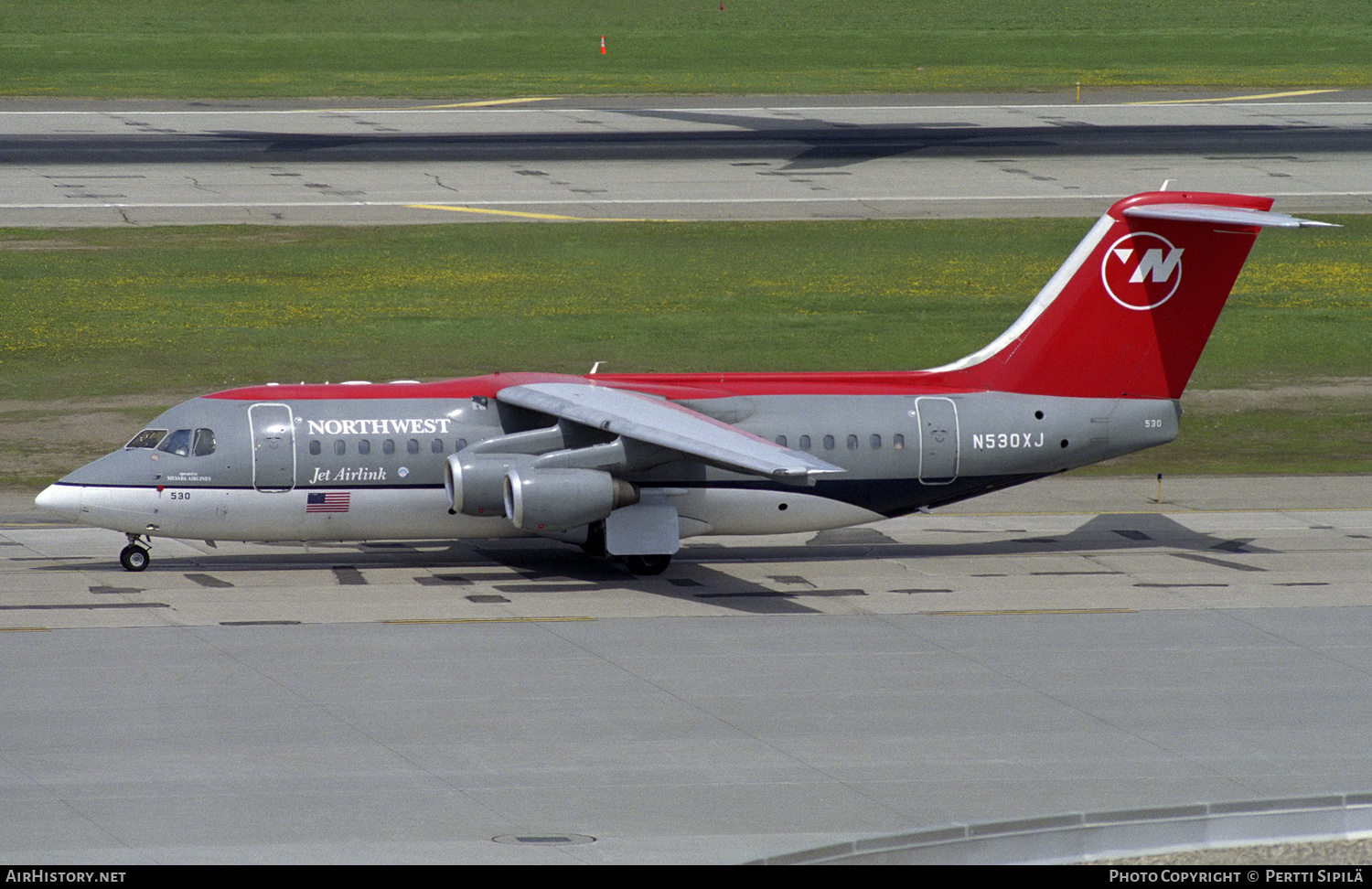 Aircraft Photo of N530XJ | BAE Systems Avro 146-RJ85 | Northwest Jet Airlink | AirHistory.net #278241