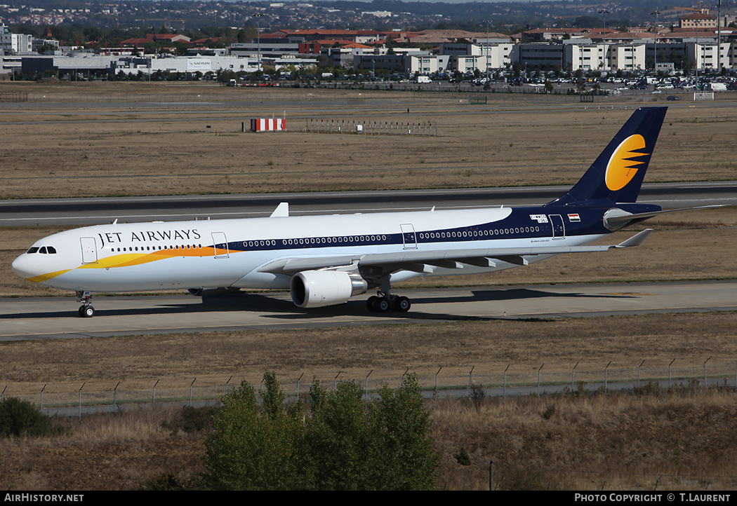 Aircraft Photo of F-WWCQ | Airbus A330-302 | Jet Airways | AirHistory.net #278242