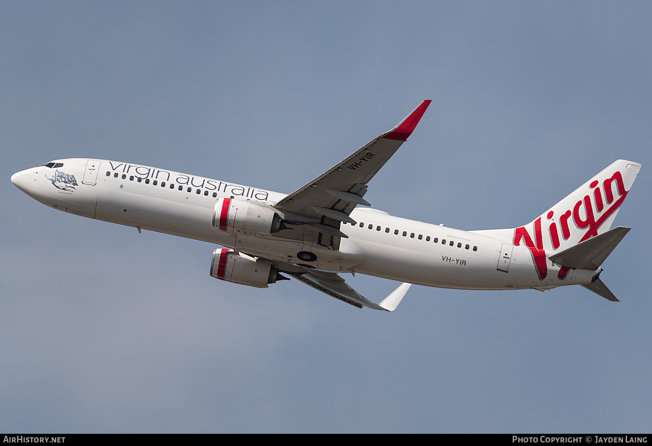 Aircraft Photo of VH-YIR | Boeing 737-8FE | Virgin Australia Airlines | AirHistory.net #278244