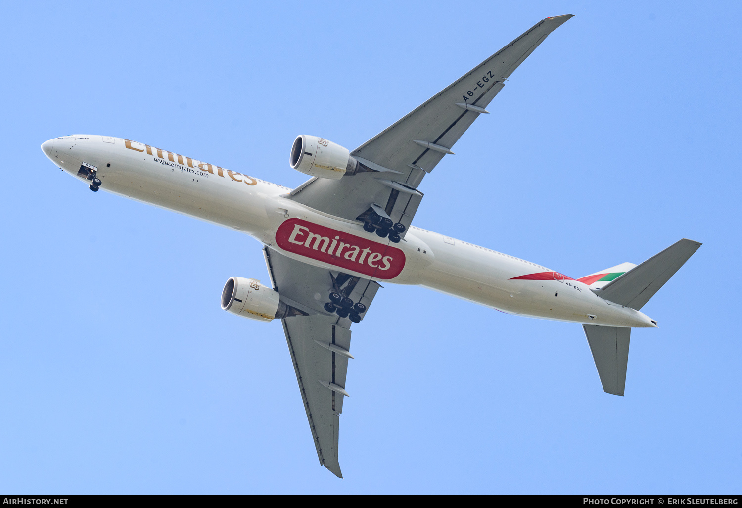 Aircraft Photo of A6-EGZ | Boeing 777-31H/ER | Emirates | AirHistory.net #278265