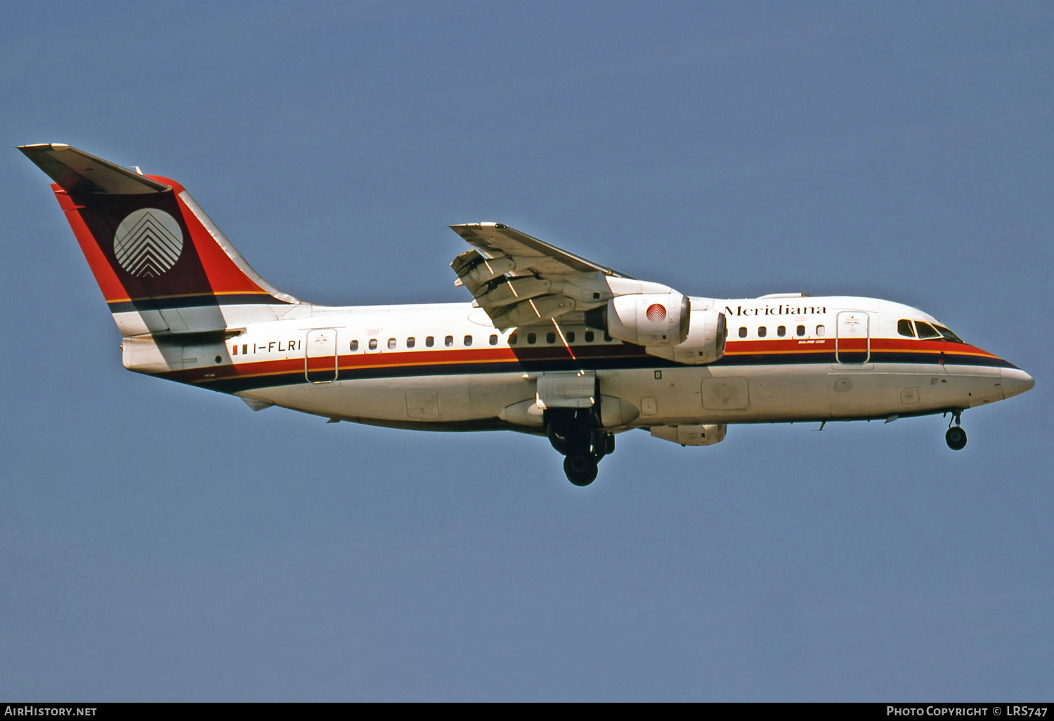 Aircraft Photo of I-FLRI | British Aerospace BAe-146-200 | Meridiana | AirHistory.net #278271