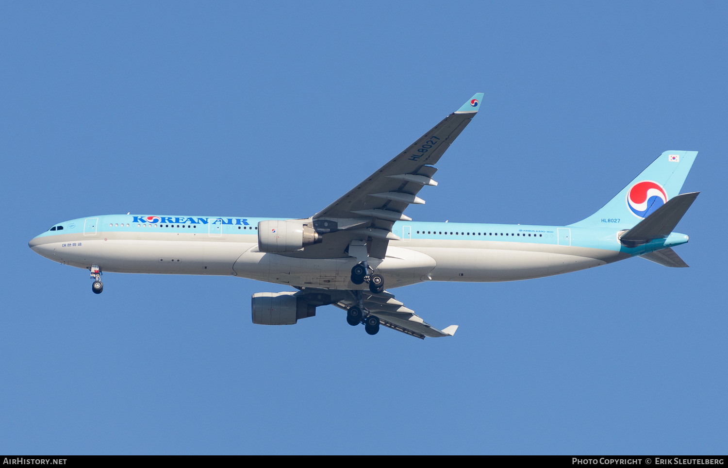 Aircraft Photo of HL8027 | Airbus A330-323E | Korean Air | AirHistory.net #278274