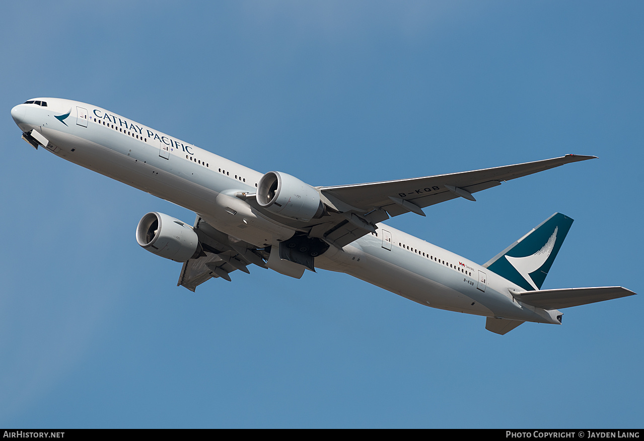 Aircraft Photo of B-KQB | Boeing 777-367/ER | Cathay Pacific Airways | AirHistory.net #278281