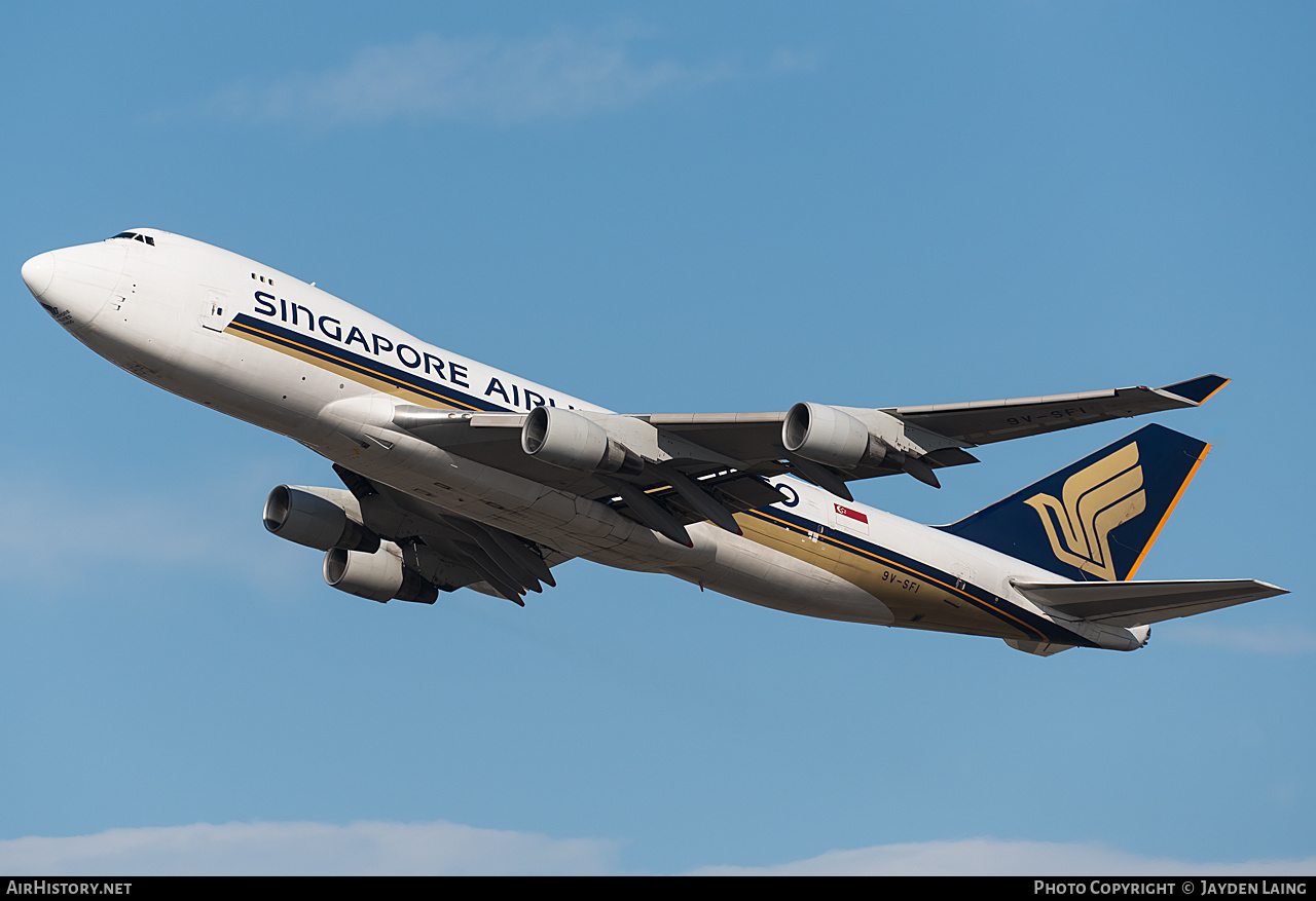 Aircraft Photo of 9V-SFI | Boeing 747-412F/SCD | Singapore Airlines Cargo | AirHistory.net #278283