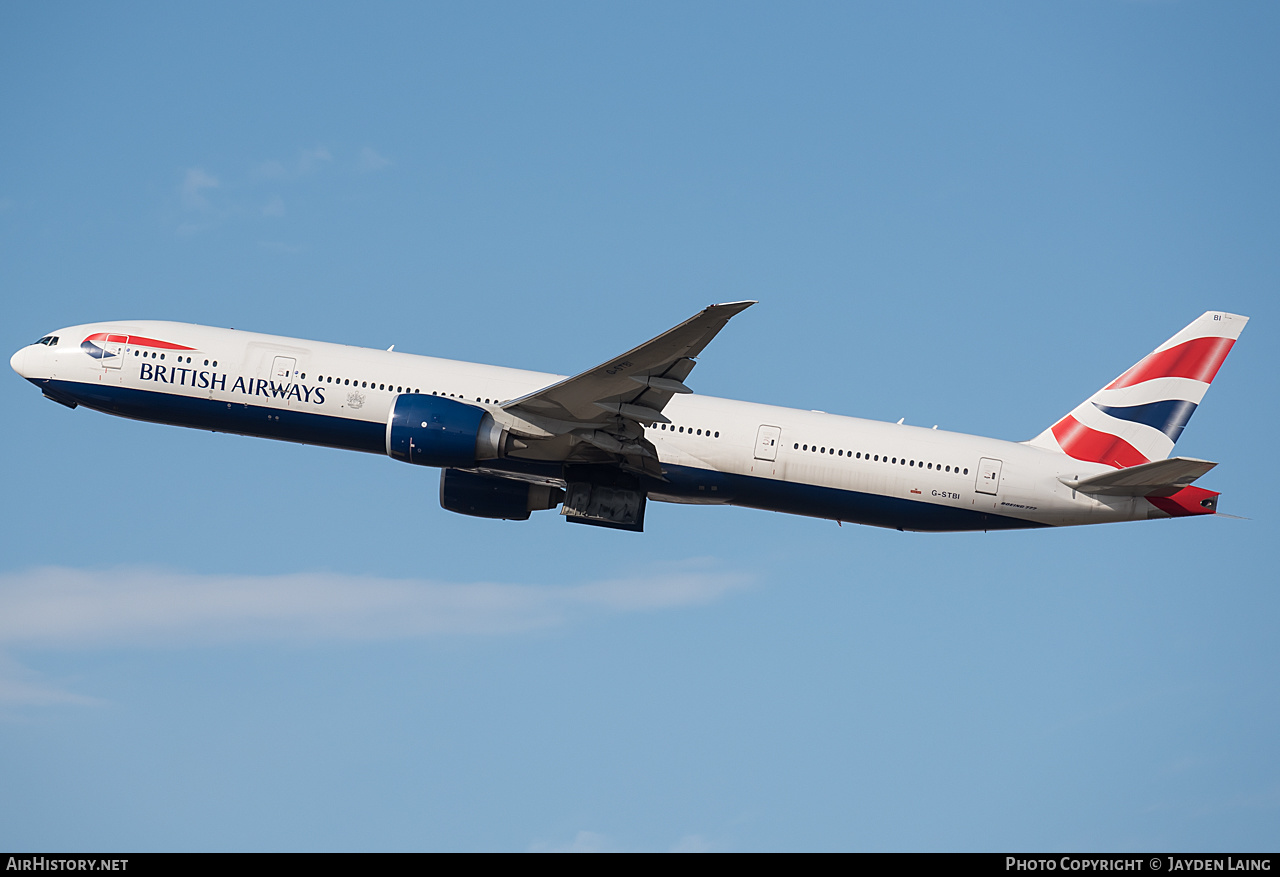 Aircraft Photo of G-STBI | Boeing 777-336/ER | British Airways | AirHistory.net #278289