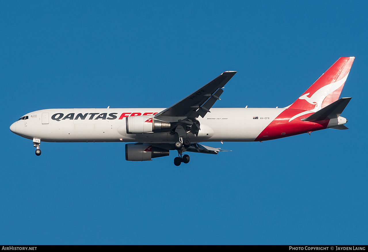 Aircraft Photo of VH-EFR | Boeing 767-381F | Qantas Freight | AirHistory.net #278291