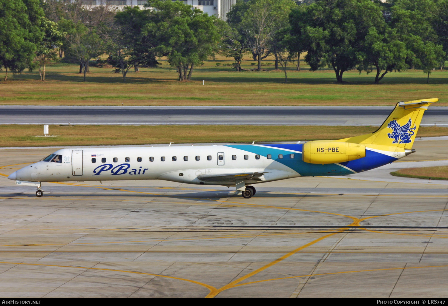 Aircraft Photo of HS-PBE | Embraer ERJ-145LR (EMB-145LR) | PB Air | AirHistory.net #278314