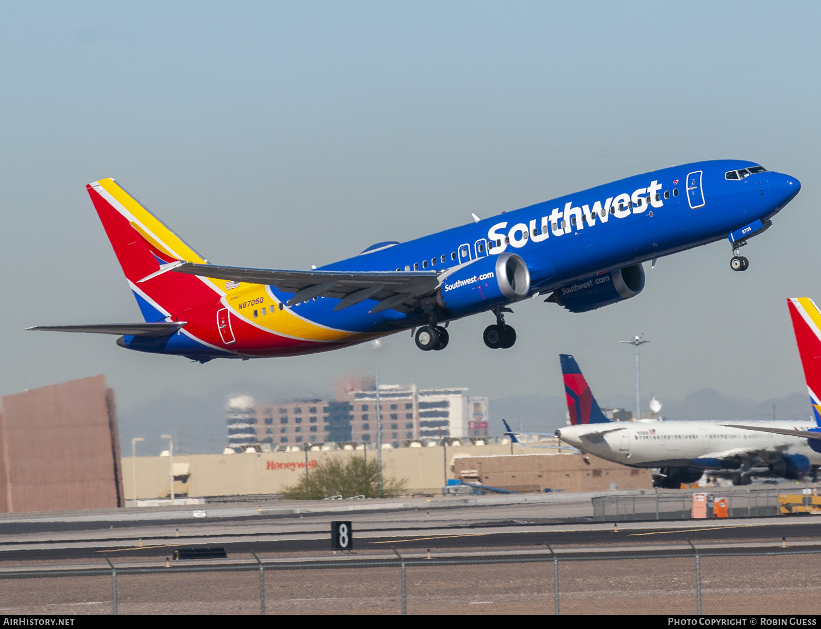 Aircraft Photo of N8705Q | Boeing 737-8 Max 8 | Southwest Airlines | AirHistory.net #278332