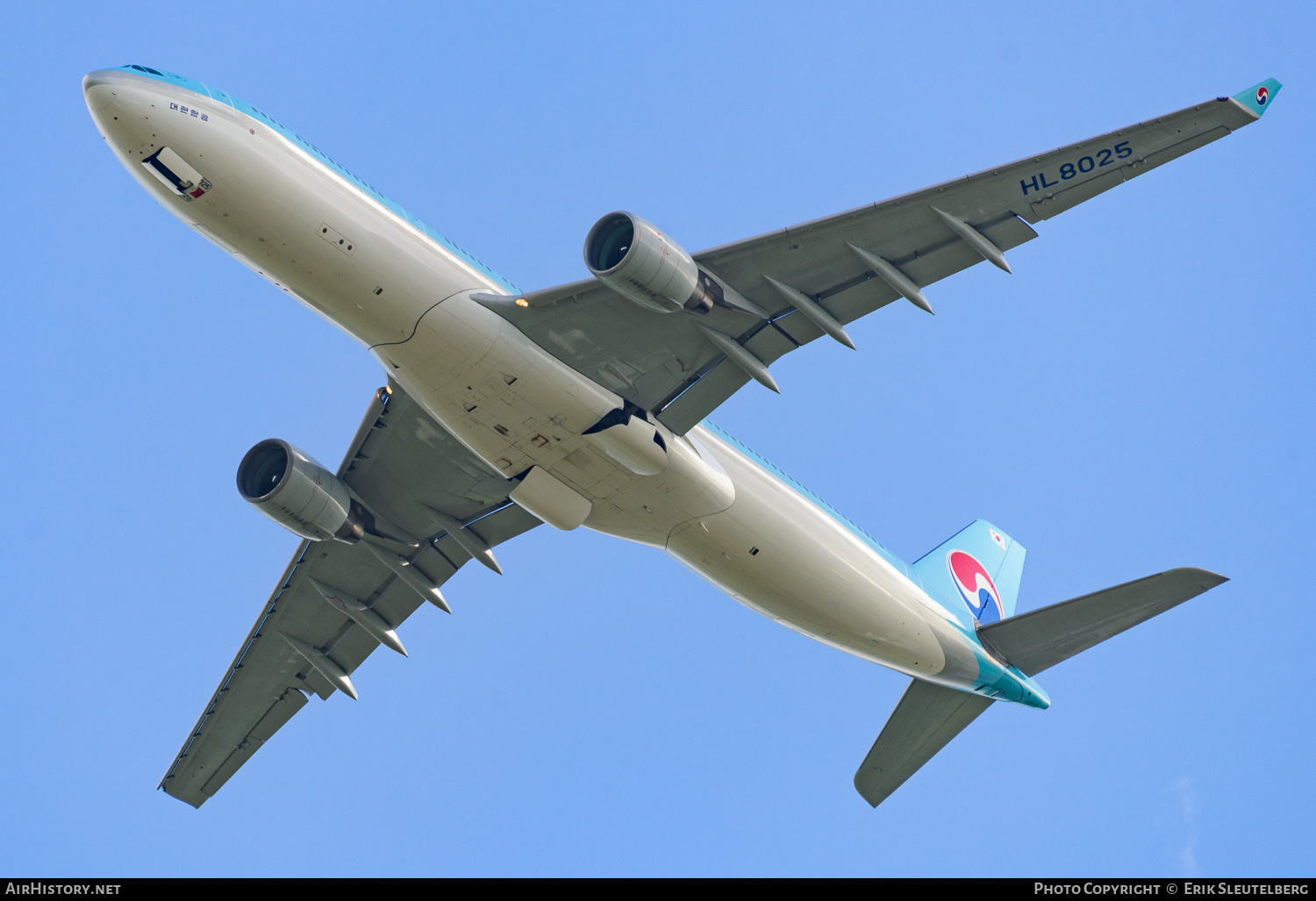 Aircraft Photo of HL8025 | Airbus A330-323E | Korean Air | AirHistory.net #278358
