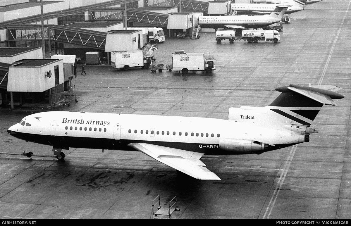 Aircraft Photo of G-ARPL | Hawker Siddeley HS-121 Trident 1C | British Airways | AirHistory.net #278368
