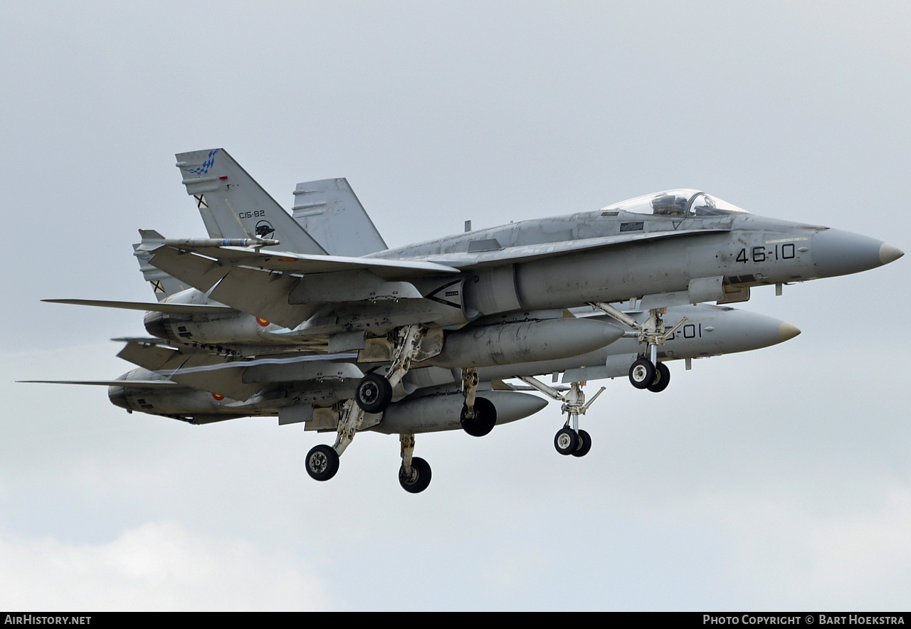 Aircraft Photo of C.15-82 | McDonnell Douglas F/A-18A+ Hornet | Spain - Air Force | AirHistory.net #278383