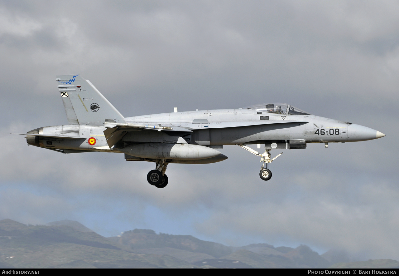 Aircraft Photo of C.15-80 | McDonnell Douglas F/A-18A+ Hornet | Spain - Air Force | AirHistory.net #278384