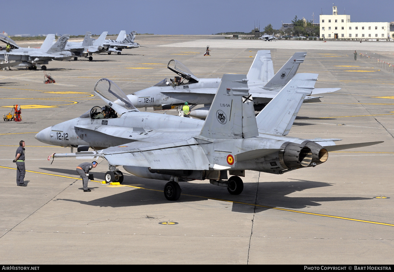Aircraft Photo of C15-54 | McDonnell Douglas EF-18M Hornet | Spain - Air Force | AirHistory.net #278391