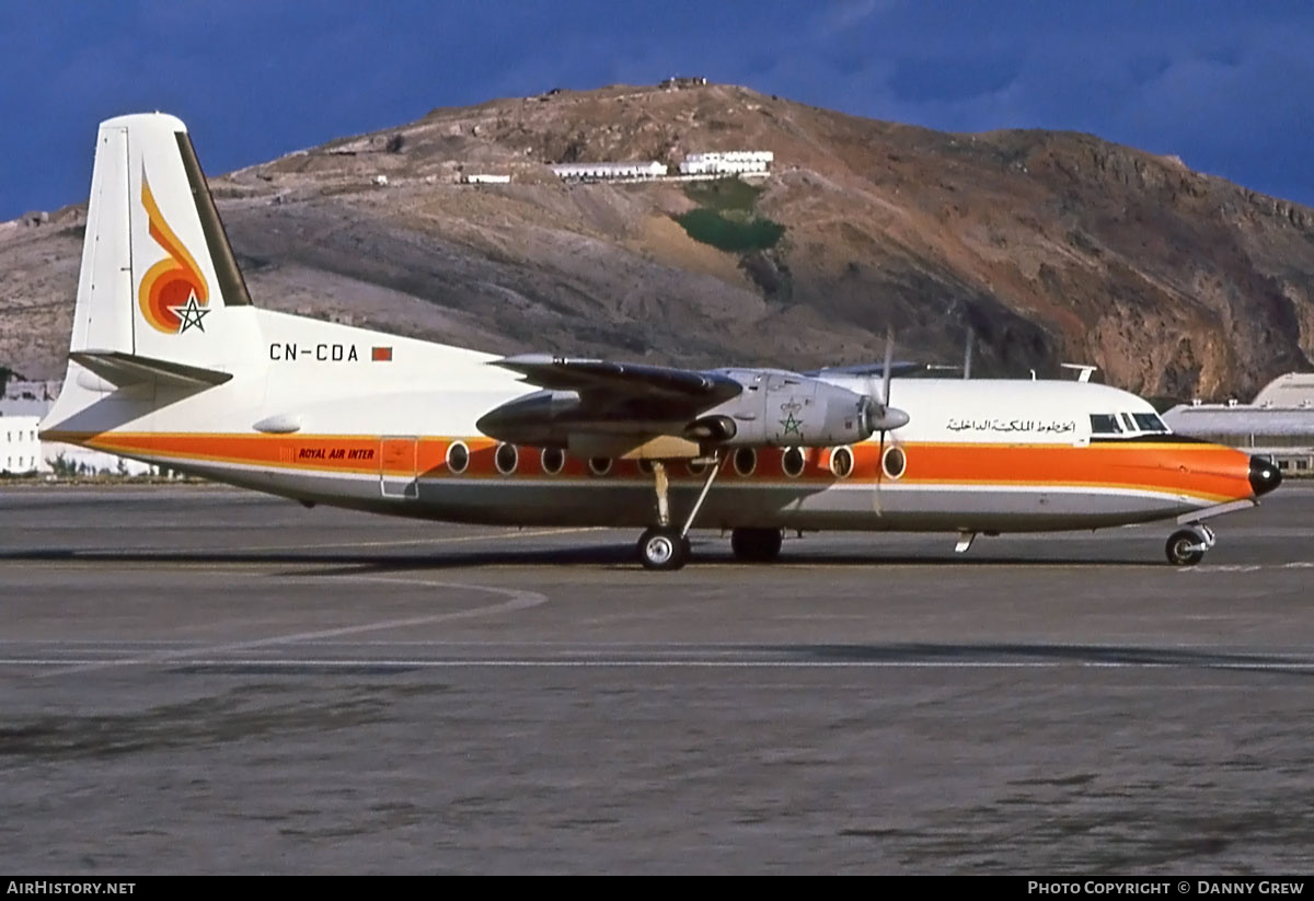 Aircraft Photo of CN-CDA | Fokker F27-600 Friendship | Royal Air Inter | AirHistory.net #278401