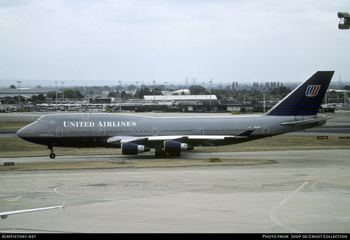 Aircraft Photo of N183UA | Boeing 747-422 | United Airlines | AirHistory.net #278425