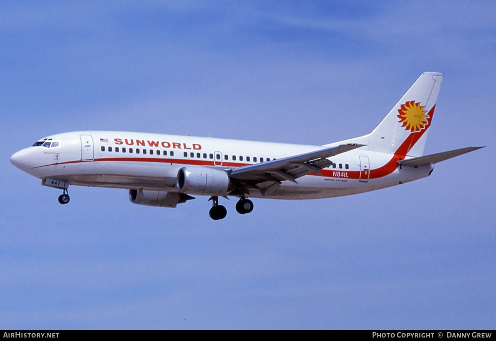 Aircraft Photo of N841L | Boeing 737-3Q8 | Sunworld International Airways | AirHistory.net #278432