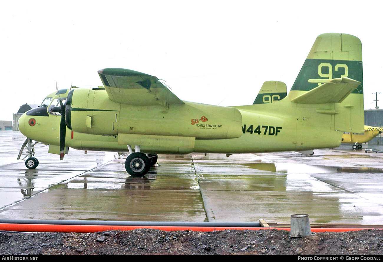 Aircraft Photo of N447DF | Grumman S-2A(AT) Tracker | Sis-Q Flying Service | AirHistory.net #278437