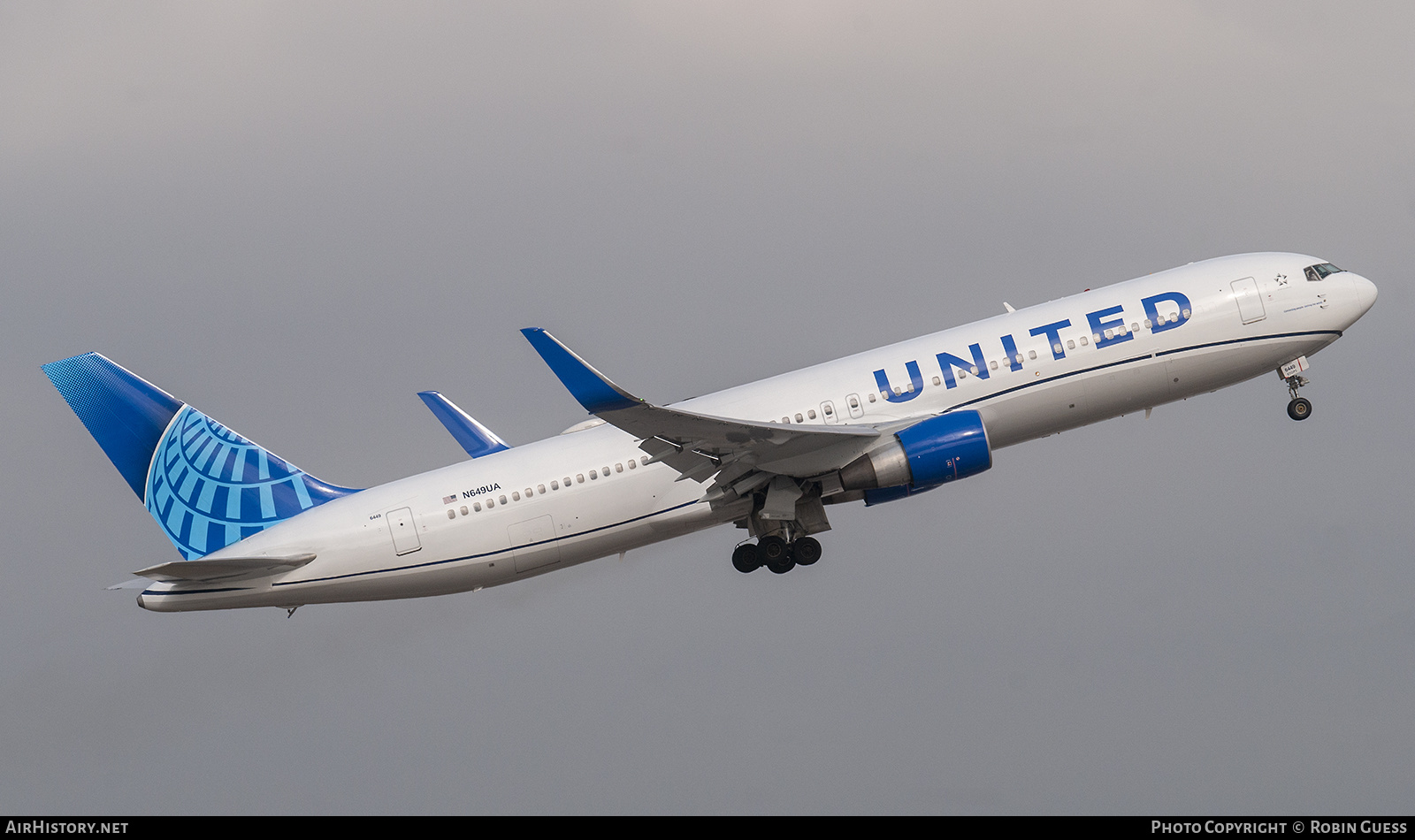 Aircraft Photo of N649UA | Boeing 767-322/ER | United Airlines | AirHistory.net #278451