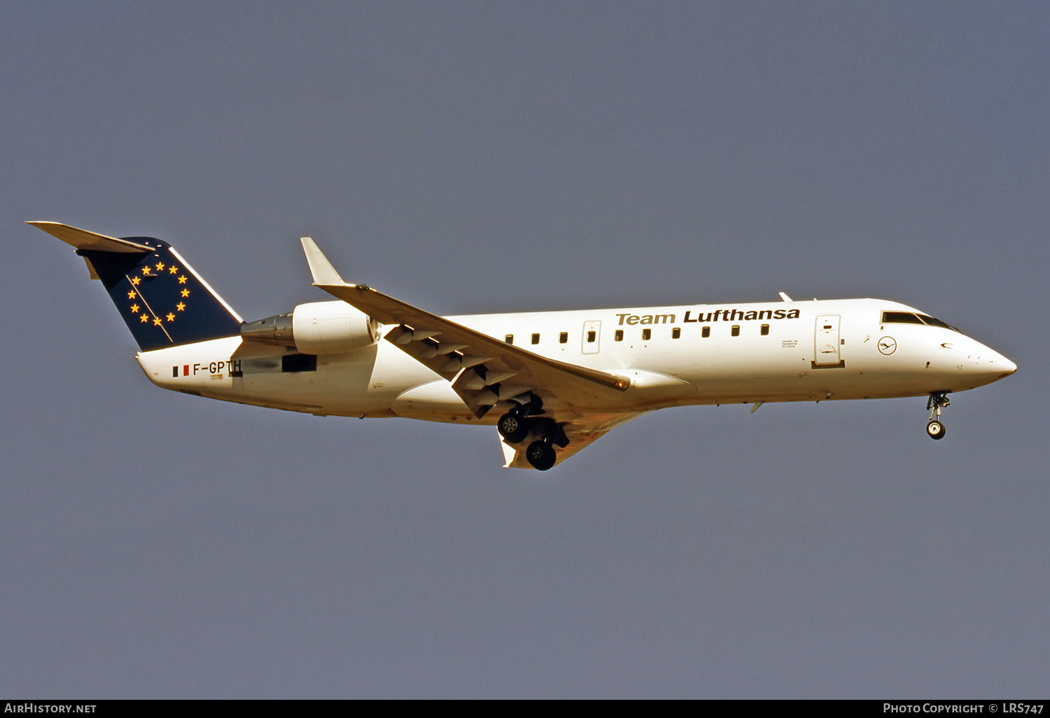 Aircraft Photo of F-GPTH | Bombardier CRJ-100ER (CL-600-2B19) | Team Lufthansa | AirHistory.net #278456