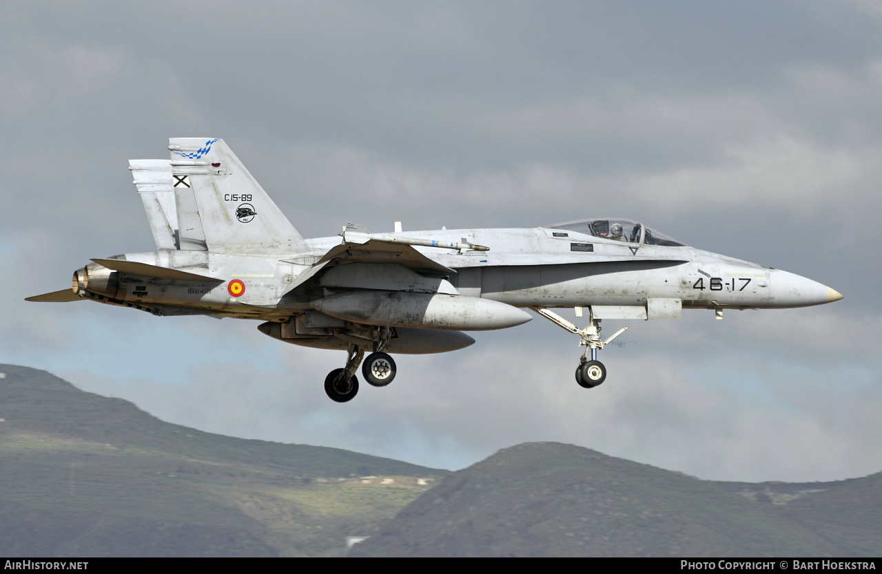 Aircraft Photo Of C.15-89 | Mcdonnell Douglas F/A-18A+ Hornet | Spain - Air  Force | Airhistory.net #278460