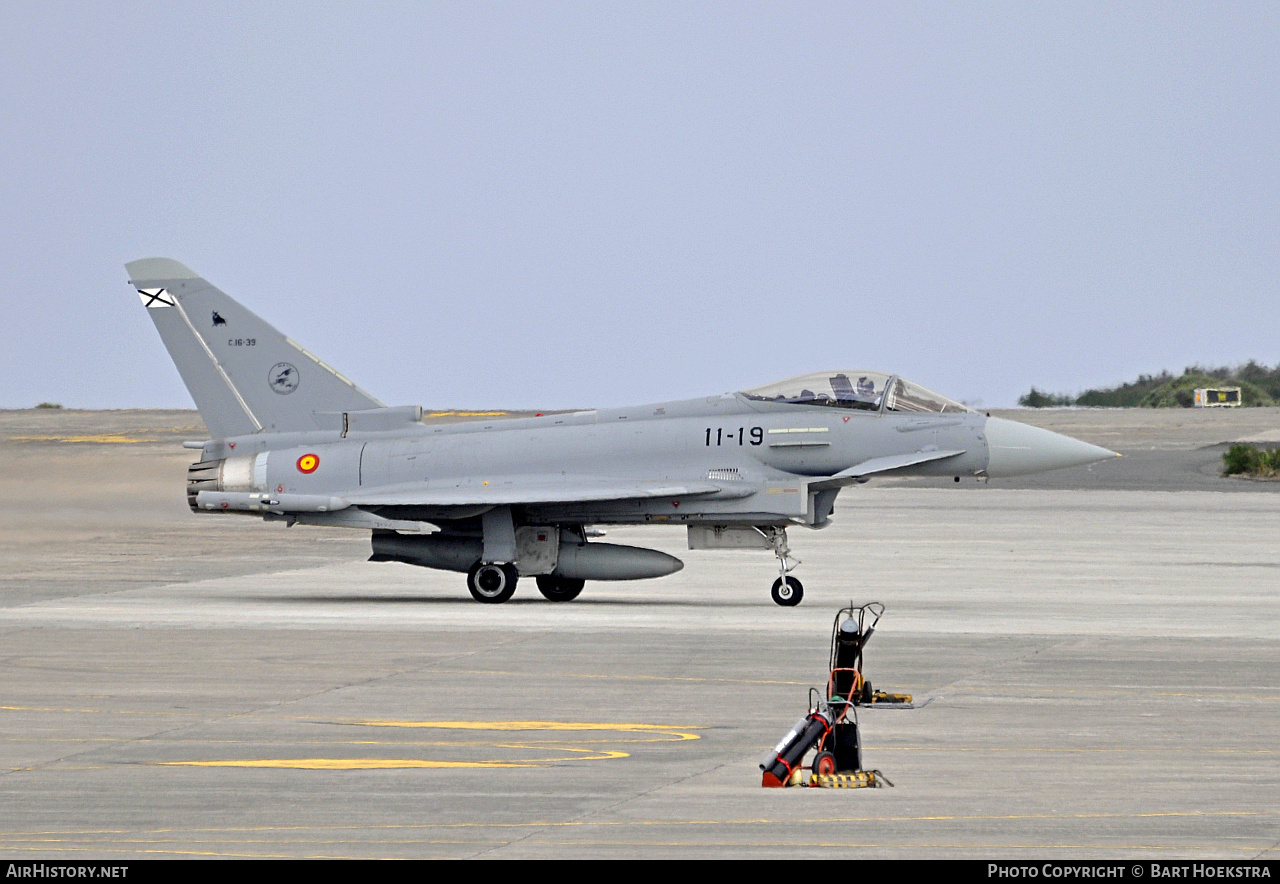 Aircraft Photo of C.16-39 | Eurofighter EF-2000 Typhoon | Spain - Air Force | AirHistory.net #278469