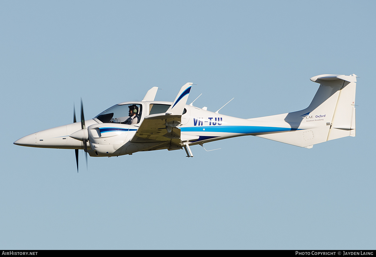 Aircraft Photo of VH-TJU | Diamond DA42 NG Twin Star | CAE Oxford Aviation Academy | AirHistory.net #278478